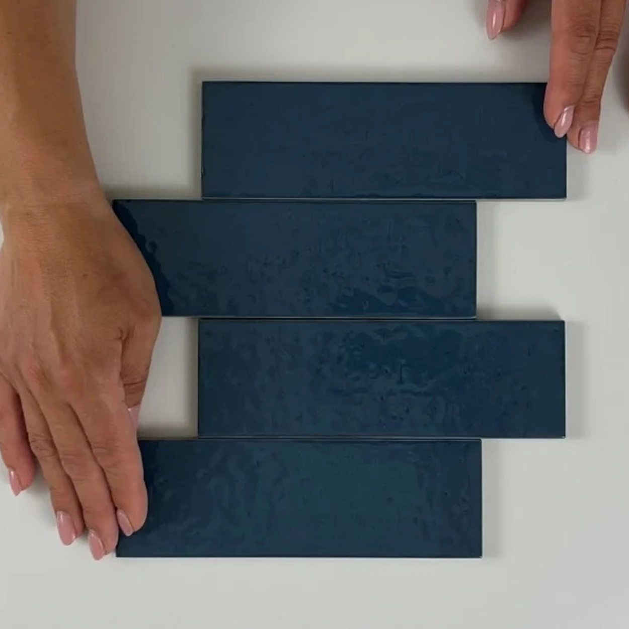 Equipe Ceramicas Kalma Deep Blue glans 6x18.6cm